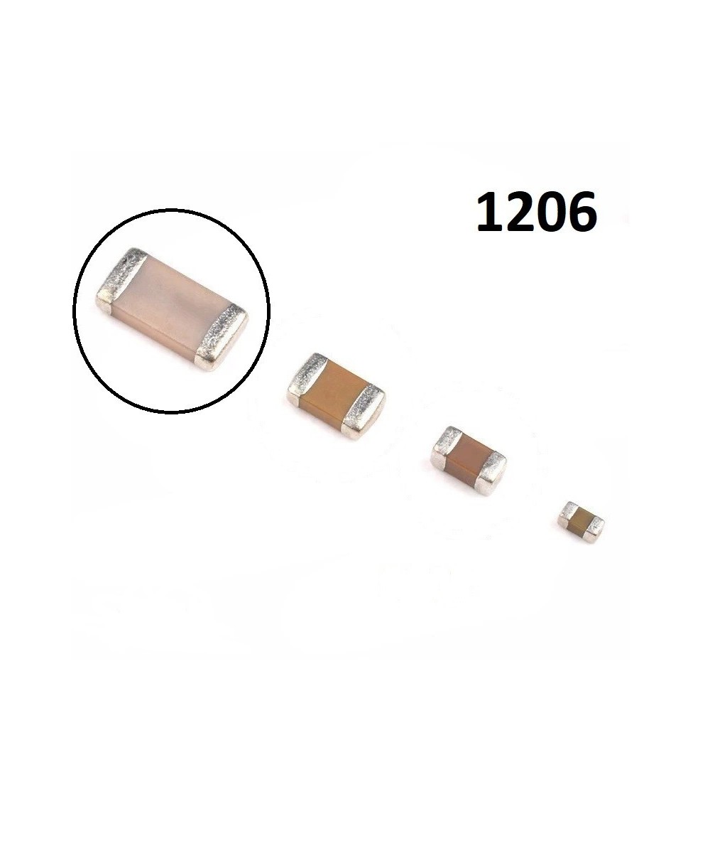Capacitor Ceramico SMD 1206 25V/50V (2 Unidades)
