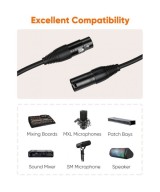 Cable XLR Hembra-Macho 3FT / 1M