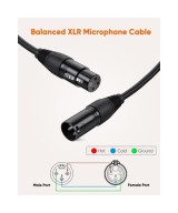 Cable XLR Hembra-Macho 3FT / 1M