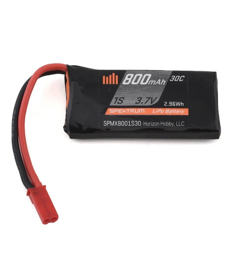 Bateria tipo LiPo recargable 3.7V 800mAh 30C conector JST