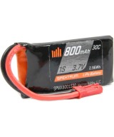 Bateria tipo LiPo recargable 3.7V 800mAh 30C conector JST