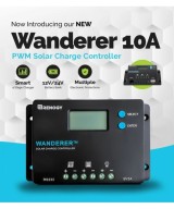 Controlador de Carga Solar 10A 12/24V