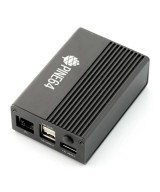 Contenedor de Aluminio para Pine 64 Rock64