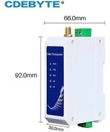 Modulo de transmisión inalámbrica 433Mhz RS485 5KM TX/RX (2U)