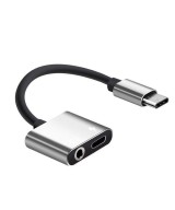 convertidor de USBC a USBC y 3.5mm UGREEN chip DAC