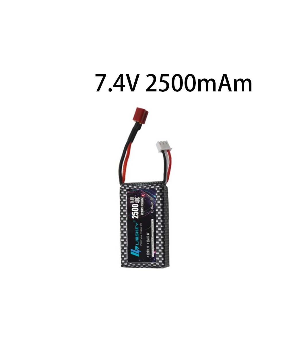 Bateria Tipo LiPo recargable 11.1V 2S 2500mAh Limskey 40C Conector Tipo T