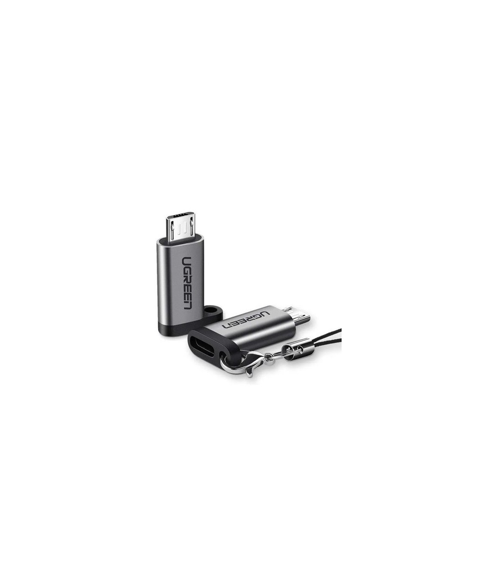 Adaptador de Carga Rapida USB-C a Micro USB UGREEN
