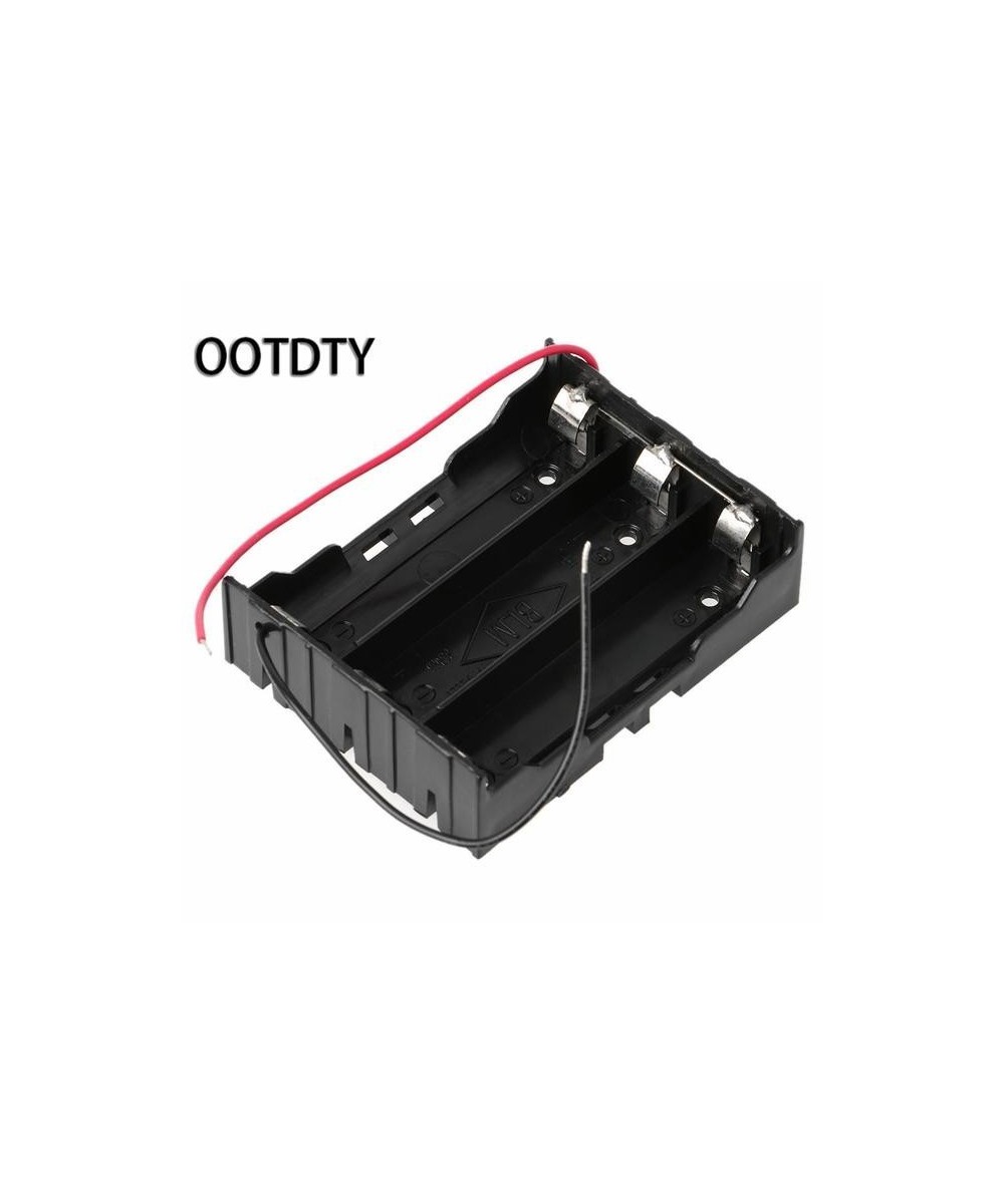 Contenedor de baterías 18650 3 espacios con cable