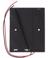 Contenedor de baterías 18650 3 espacios con cable