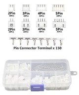Kit de Terminales de conexión XH2.54mm 230pcs 2/3/4/5 pines