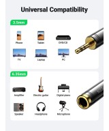 Adaptador de Audio de 1/4 (6.35mm) a 3.5mm UGREEN