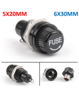 Portafusibles 10A 250VAC