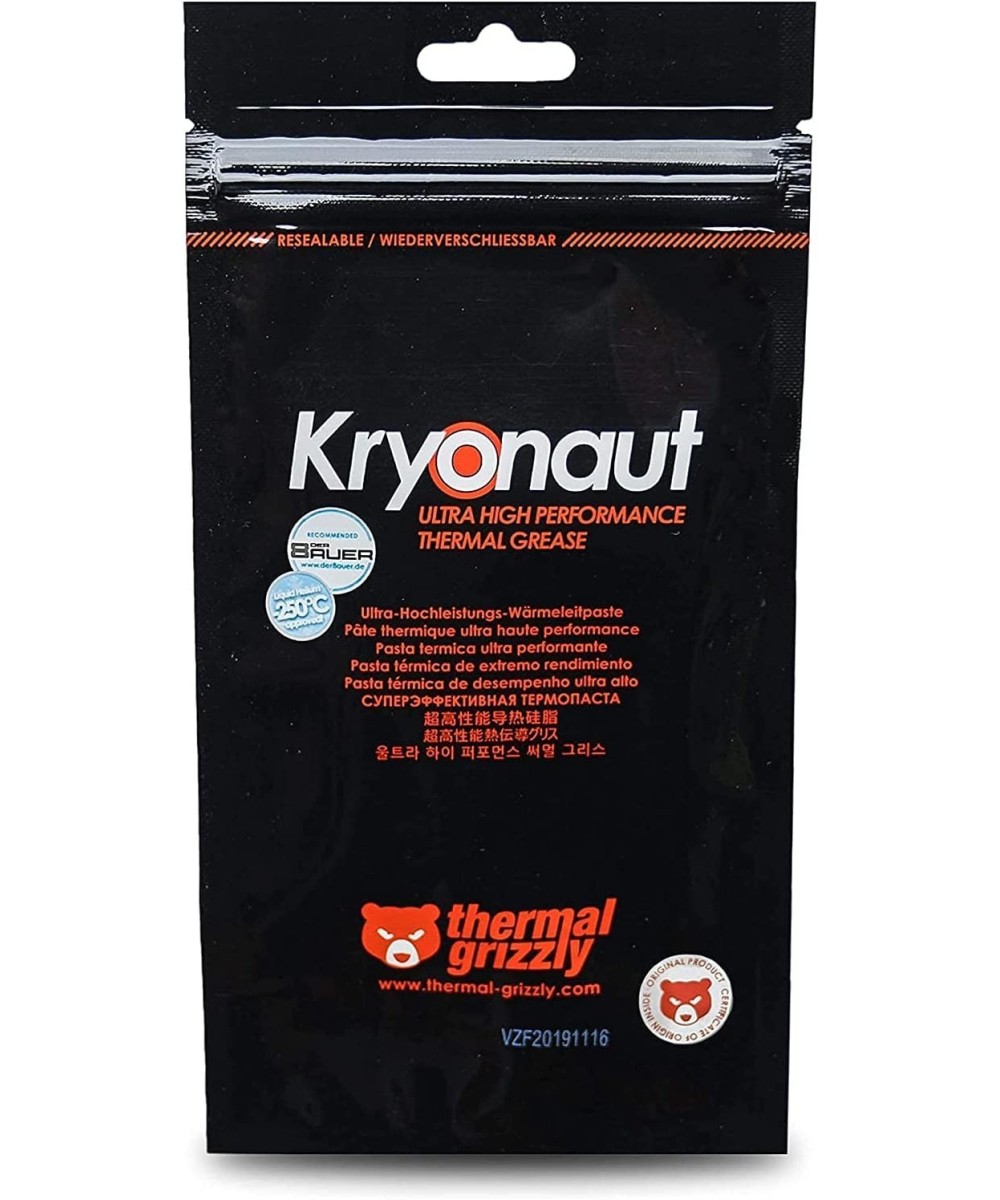 Pasta termica Grizzly Kryonaut 1g de alto rendimiento para refrigeracion de CPU/GPU