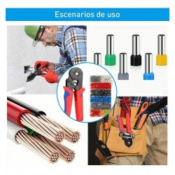 Tenaza Crimpadora de Terminales - 0,08 a 0,5 mm ² (28 - 20 AWG) - 404080004