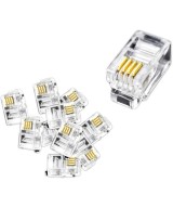 Conector RJ9 4 pines (10 unidades)