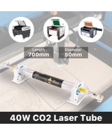 Tubo Laser para Maquina de Grabado y Corte 40W CO2 Cloudray 720x50mm
