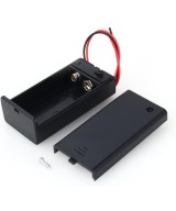 Contenedor para bateria de 9V con tapadera