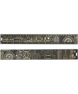 Regla multifuncional para PCB tipo B 30cm
