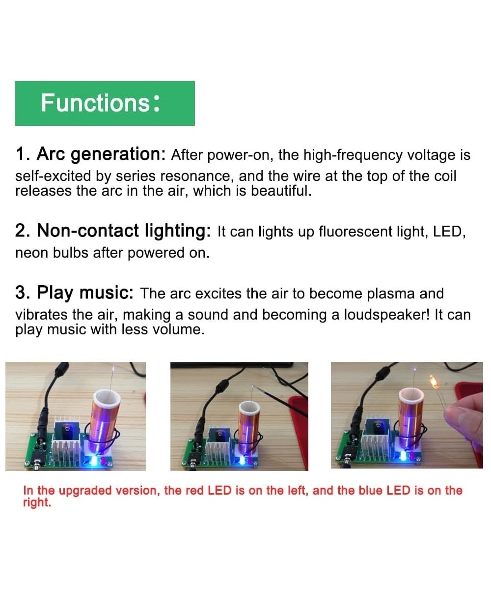 Mini Bobina Tesla 15W 15-24VDC 2A (DIY)