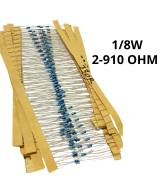 Resistencias 1/8W 2-910 OHM (10 unidades)