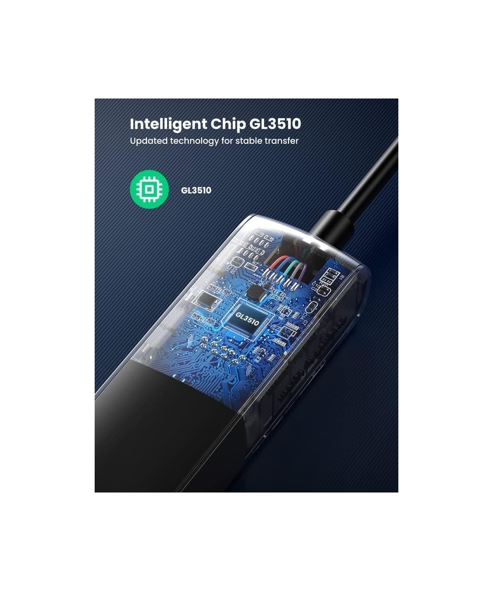 Adaptador HUB de USB-C a USB 3.0 y RJ45 10/100M UGREEN