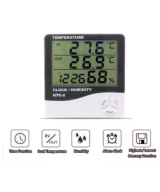 Termohigrometro Digital y Reloj HTC-2