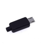 Puerto Micro USB Macho 5 Pines con Contenedor
