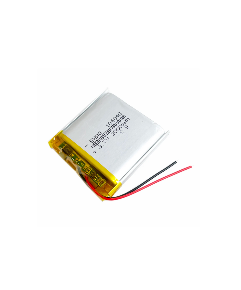 Batería tipo Lipo recargable 3.7V 2000mAh