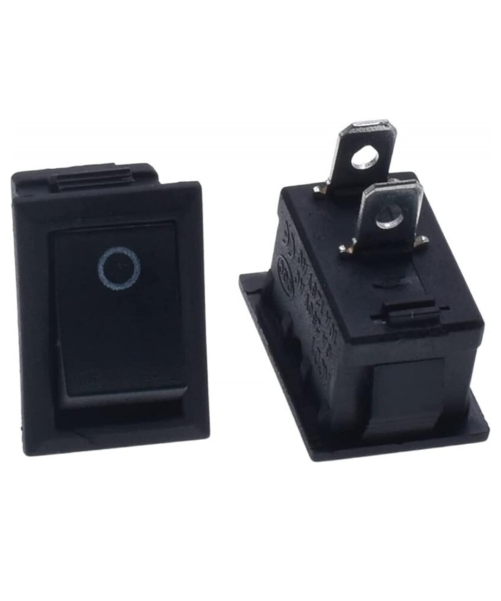 Mini interruptor push button 15x21mm 2 pines KCD1