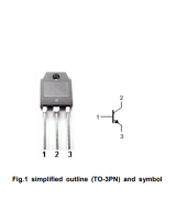 Transistor NPN C3855 140V 10A
