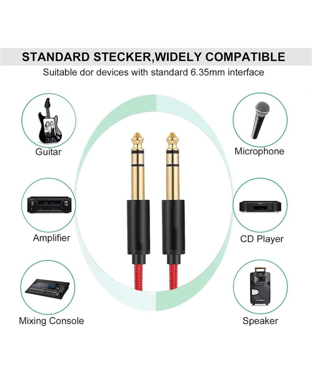 Cable para audio 1/4 (6.35mm) a 1/4 (6.35mm) stereo / mono macho a macho 2M