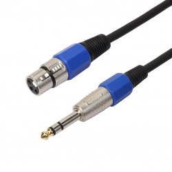 Adaptador de audio de 1/4''...