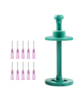 Aplicador tipo jeringa con 10 puntas