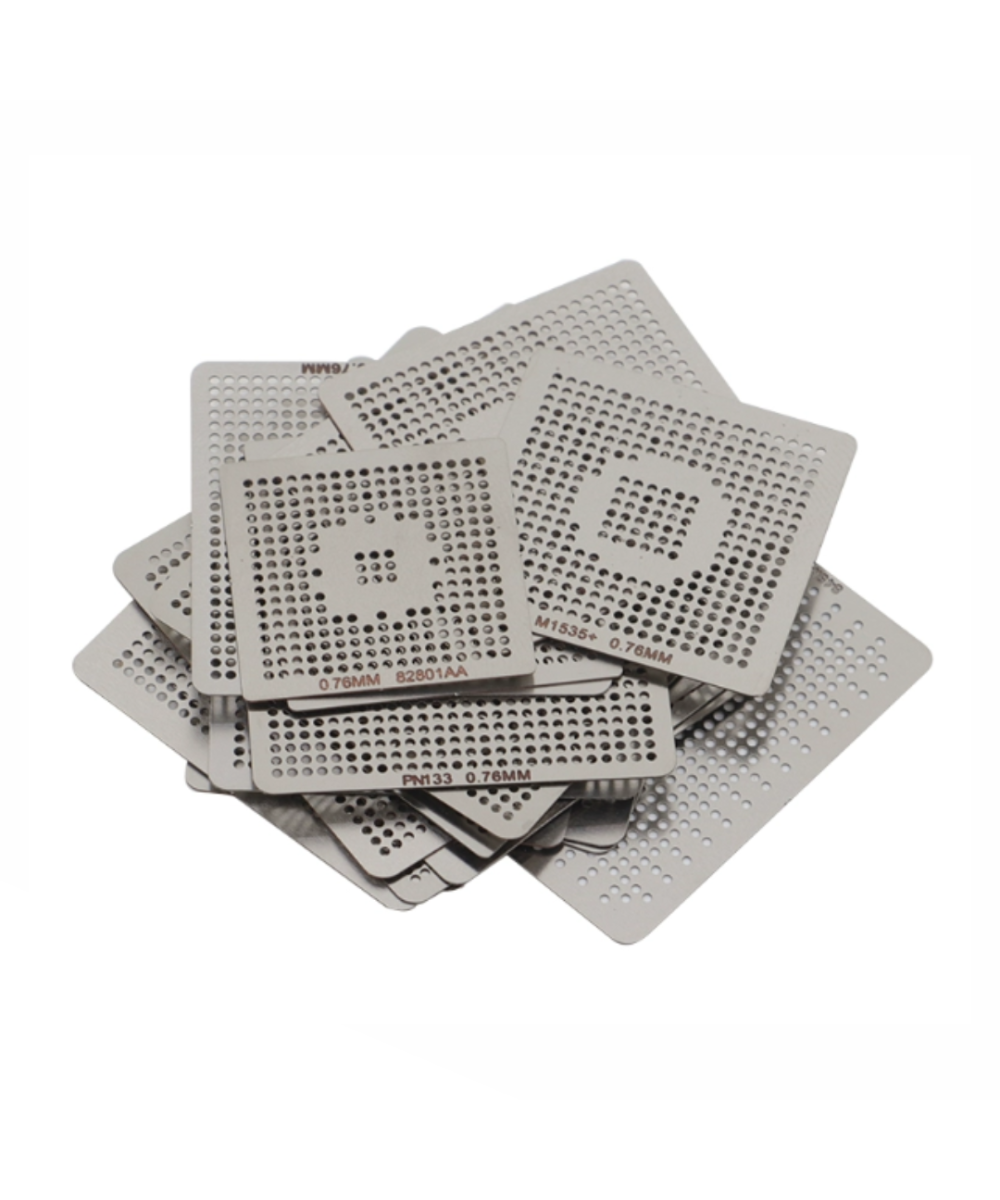 Plantillas para reballing 210 piezas