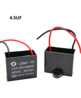 Capacitor de arranque de motor de ventilador CBB61 450V 0.8UF - 25UF