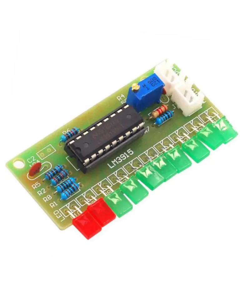 Analizador de espectro de sonido de Audio con 10 LED LM3915