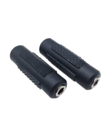 Acoplador de audio 3.5mm hembra - hembra