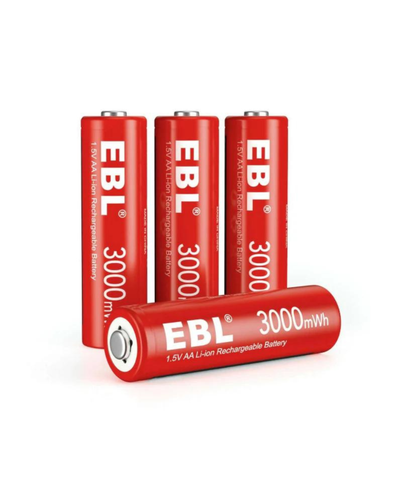 Batería AA / AAA 1.5V EBL Recargable de Litio (4U)