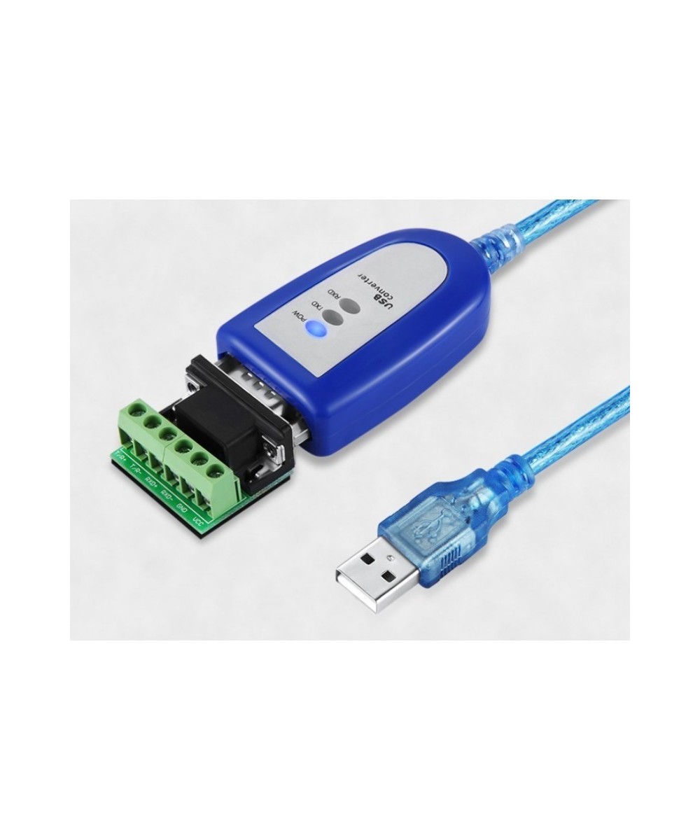 CABLE CONVERTIDOR DE USB A RS232/RS485/RS422 DB9 FTDI FT232RL 1.8M