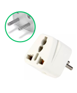 Adaptador de enchufe electrico de americano a europeo