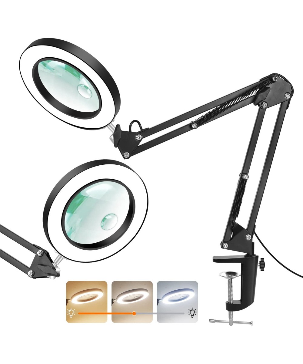 Lupa de mesa grande 10x 13W