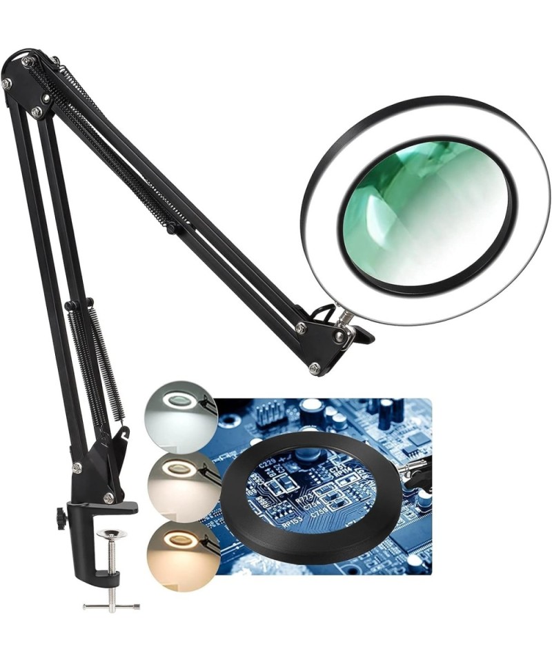 Lupa de mesa grande 10x 13W