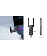 Antena WIFI6 USB 3.0 COMFAST CF-962AX V2 1800Mbps 2.4GHz / 5.8GHz dual band