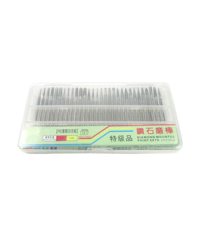 Kit de brocas de pulido 3mm 30 piezas