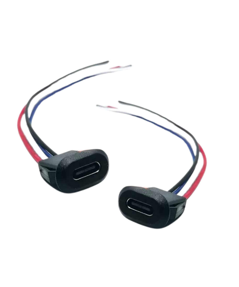 puerto USB C con cable