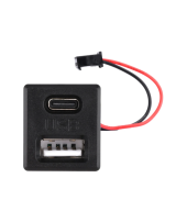 Puerto USB y USB tipo C con cable