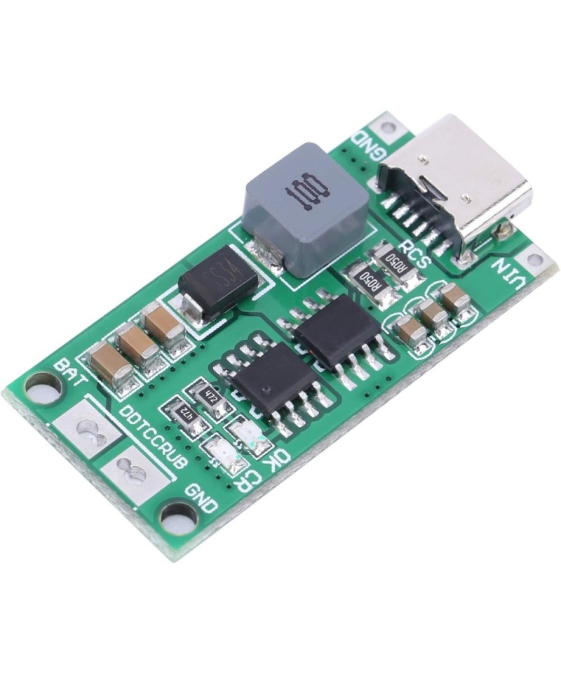 Cargador de batería de litio BMS 2S - 3S USB-C 7.4V 1A Y 11.1V 1A