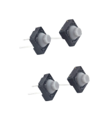 Push button de 2 pines de silicona 8x8x5mm (4U)