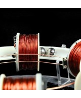 Experimento acelerador magnético de 6 bobinas de cobre.