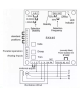 Regulador de voltaje automático, generador SX440-A AVR